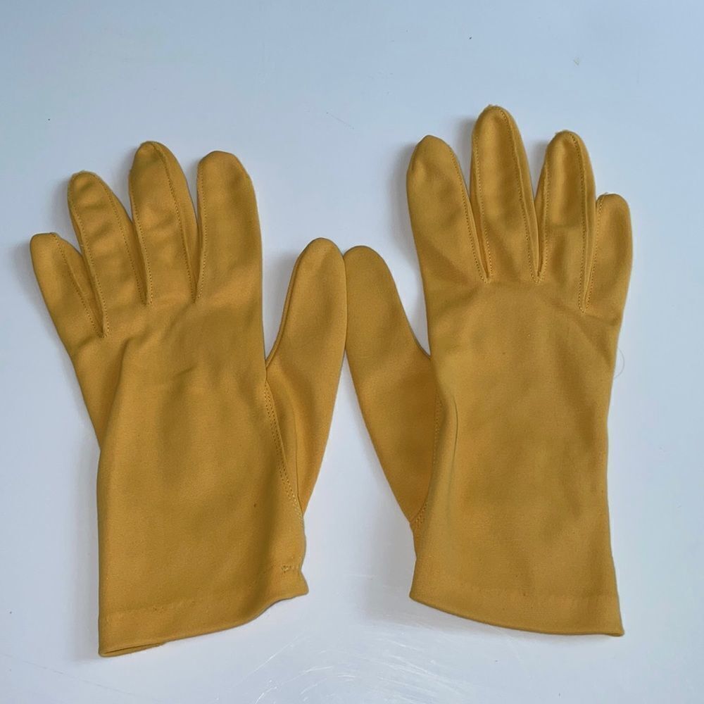 Vtg Kayser gold nylon gloves‎